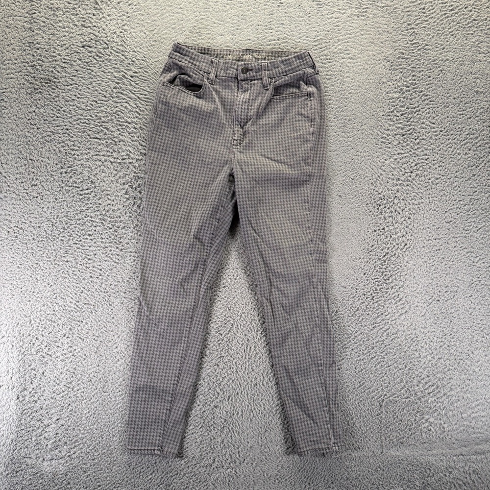 American Eagle Outfitters Next Level Jeans Womens 10 Gray Cotton Denim Jegging